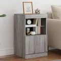 Produktbild: Sideboard Mit Led-leuchten Grau Sonoma 41x37x67 Cm Vidaxl
