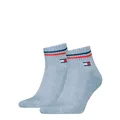 Produktbild: Tommy Hilfiger Unisex Quarter-Socken 2-er Pack| Gr. 35/38 | Light Blue