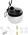 Produktbild: Airbrush Reinigungstopf Set Glas | Langlebiges Komplett Reinigungszubehör