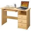 Produktbild: Schreibtisch Lisa mit 3 Schubladen und Tasterturauszug
