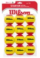 Produktbild: Wilson Methodikbälle Stage 3 Starter Easy Ball Red gelb/rot 12er Beutel
