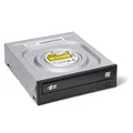 Produktbild: Hitachi-LG GH24 Internal DVD Drive, DVD-RW CD-RW ROM Rewriter for Laptop/Desktop PC, Windows 10 Compatible, M-Disc Support, 24x Write Speed (Software Included) - Black