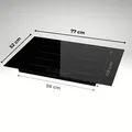 Produktbild: YUNA Milagro IK77-2FZ Induktionskochfeld, Flexzone, 77 cm - Schwarz