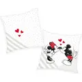 Produktbild: Herding Disney's Mickey & Minnie Soft Velboa Kissen Dekokissen 40/40 cm