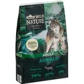 Produktbild: Dehner Wild Nature Hundefutter Auwald, Trockenfutter getreidefrei / zuckerfrei, Kroketten, für ausgewachsene Hunde, Wild, 4 kg