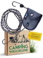 Produktbild: Camping Wäscheleine 3 m reflektierend für Reise Vanlife Badewanne Wohnwagen u...