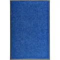 Produktbild: Fußmatte Waschbar Blau 60x90 cm Vidaxl
