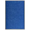 Produktbild: Türmatte Fußmatte Waschbar Blau 60x90 Cm Schmutzfangmatte Türvorleger