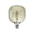 Produktbild: EGLO LED E27 dimmbar, Smoky Vintage Glühbirne in MID SIZE Ø 12,5 cm, LED Lampe für Retro Beleuchtung, 4 Watt (entspricht 33 Watt), 380lm, E27 LED warmweiß, 3000 K, Leuchtmittel, Edison Glühbirne, T125