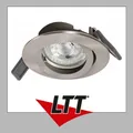 Produktbild: LEDVANCE RECESS DOWNLIGHT TWISTLOCK LED Spotlight für Decke blank 4,3W / 2700K Warmweiß GU10