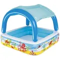 Produktbild: Bestway Planschbecken 140 x 140 x 114 cm Pavillon Beach | mit Sonnendach