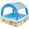 Produktbild: Bestway - Planschbecken 140 X 140 X 114 Cm Pavillon Beach Mit Sonnendach