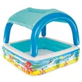 Produktbild: Bestway Pool mit Sonnendach, Blau, 140 x 140 x 114 cm, 52192