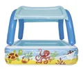 Produktbild: Bestway 140x140x114cm Spielbecken mit Vordach - Blau (52192)