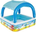 Produktbild: BESTWAY Canopy Play Pool, Planschbecken 140x140x114 cm NEU OVP