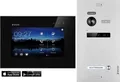 Produktbild: Balter EVO Video-Türsprechanlage mit App für Einfamilienhaus mit 1x 7 Zoll Monitor Silber Schwarz