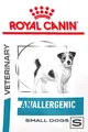 Produktbild: (€ 23,30 /kg) Royal Canin Veterinary Canine Anallergenic Small Dogs: 1,5 kg Tüte