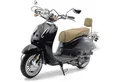 Produktbild: Burnout Motorroller EasyCruiser Eco Schwarz, 50 ccm, 45 km/h, Euro 5, Unverwechselbares Retro Design, Moped mit USB Ladedose für Handy Navi