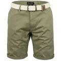 Produktbild: Amaci&Sons Chinoshorts BERWYN Chinoshort inkl. Gürtel Herren Bermuda Short Hose Regular Fit inkl. Gürtel W40