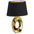 Produktbild: Reality Leuchten Tischleuchte Taba Keramik Gold 33 cm