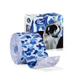 Produktbild: CureTape Kinesiotapes | Wasserfestes & Elastisches Kinesiologie Tape | Hautfreundliche Kinesiotape | Latexfrei & Hypoallergen | Sporttape für Verletzungen & Beschwerden | 5cm x 5m | Army Blue