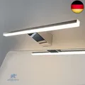 Produktbild: DILUMEN Badlampe Wand, Spiegelleuchte bad Edelstahl, Spiegellampe Bad 40cm 10w