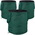 Produktbild: Relaxdays Gartensack 10026437, 3 Stück, 85 Liter, selbstaufstellend