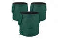Produktbild: relaxdays Gartengerätehalter 3er Set Laubsack Selbstaufstellend 85L