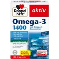Produktbild: DOPPELHERZ Omega-3 1.400 Kapseln 120 St