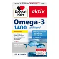 Produktbild: Doppelherz Omega-3 1.400 Kapseln, 120 St PZN 10532502