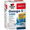 Produktbild: DOPPELHERZ Omega-3 1.400 Kapseln 120 St PZN 10532502