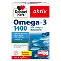 Produktbild: DOPPELHERZ Omega-3 1.400 Kapseln 120 St