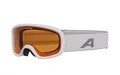 Produktbild: ALPINA PINEY 2.0 - Beschlagfreie, Extrem Robuste & Bruchsichere Skibrille Mit 100% UV-Schutz Für Kinder, white matt