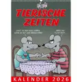 Produktbild: Uli Stein Tierische Zeiten 2026: Monatskalender für die Wand: Praktischer T ...