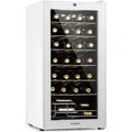 Produktbild: Klarstein - Weinkühlschrank, 1 Zonen Getränkekühlschrank Klein, Freistehender Kleiner Weinschrank, 74L Wein-Kühlschrank mit Glastür, Indoor/Outdoor