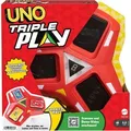 Produktbild: Mattel Games UNO Triple Play, Kartenspiel, Gesellschaftsspiel