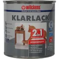 Produktbild: Wilckens Klarlack 2in1 seidenmatt 375 ml geeignet für Kinderspielzeug Lack