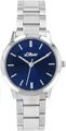 Produktbild: s.Oliver 2038378 Damen Uhr Analog Quarz 3ATM Edelstahl Silber Blau