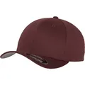 Produktbild: Flexfit® Wooly Combed Bacecap mit Flexband für eine optimale Passform, maroon, Youth