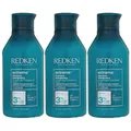 Produktbild: Redken Extreme 3 x 300 ml Shampoo für strapaziertes und kraftloses Haar Set