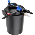 Produktbild: SunSun CPF-10000 Druckteichfilter 10.000 l/h / 11 W UVC Einheit, Teichdruckfilter für Teiche bis 12.000 Liter, Teichklärer, Filteranlage