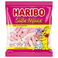 Produktbild: Haribo Süße Mäuse Schaumzucker Himbeer und Saftorange Geschmack 175g