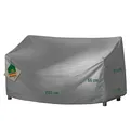 Produktbild: Mehr Garten Gartenbank Abdeckung 3-4 Sitzer, 203x75x66/91 cm, grau, Oxford 600D Gewebe, Schutzhülle Gartenbank, wasserdicht, UV-beständig und wetterfest