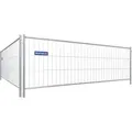 Produktbild: Schake Mobilzaun Standard Element mit Haken und Ösen 3,5x1,2m - Weiß