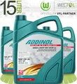 Produktbild: Addinol GIGA LIGHT MV 0530 LL Longlife Motoröl 5W30 5W-30 VW 504 507 3x 5 Liter