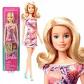 Produktbild: Barbie Puppe Kleid Blumig Orange Mattel GHT24