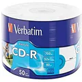 Produktbild: Verbatim CD-R Inkjet Printable, bedruckbare CD-Rohlinge mit 700 MB Datenspeicher, ideal für Foto- und Video-Aufnahmen, kompatibel mit jedem konventionellen CD-Laufwerk, 50er Pack Spindel