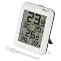 Produktbild: EMOS Digitales Thermometer, Außenthermometer/Innenthermometer mit 0,9 m Kabelsensor und 24 h Memory-Funktion, °C/°F, batteriebetrieben