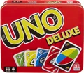 Produktbild: Mattel Games UNO Deluxe Metallbox, Kartenspiel, Gesellschaftsspiel, Kinderspiel