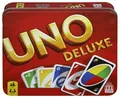 Produktbild: Original UNO Deluxe Kartenspiel Karten Spiel in Geschenkbox Metallbox Familie
